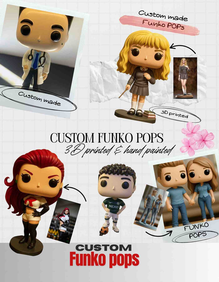 Funko pop alternatives Custom made similar to Funko Pops for you