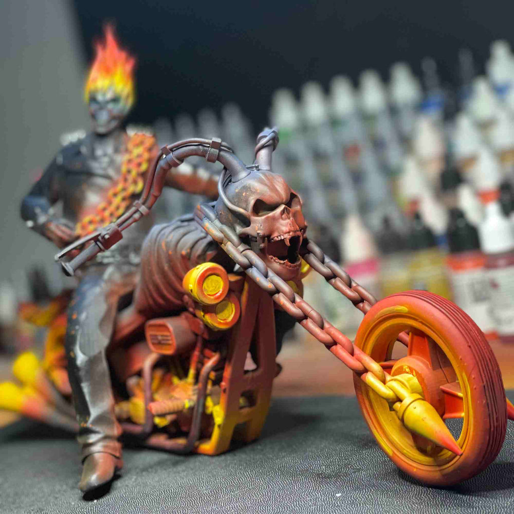 Ghost rider diorama - Custom made just for you!