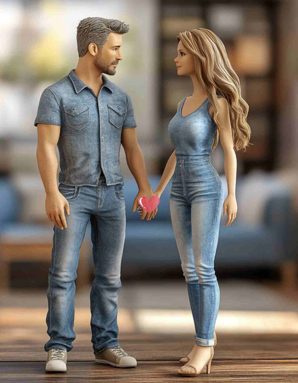 Unique gifts for her anniversary :3D printed anniversary gifts in any custom pose.