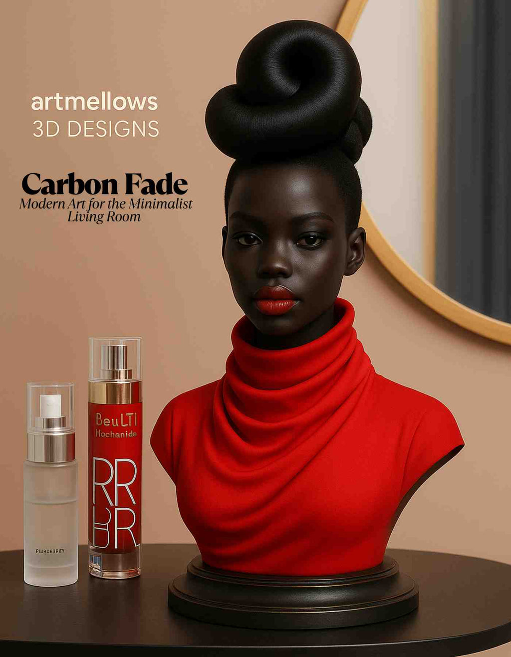 Carbon Fade | Modern Artistic home decor