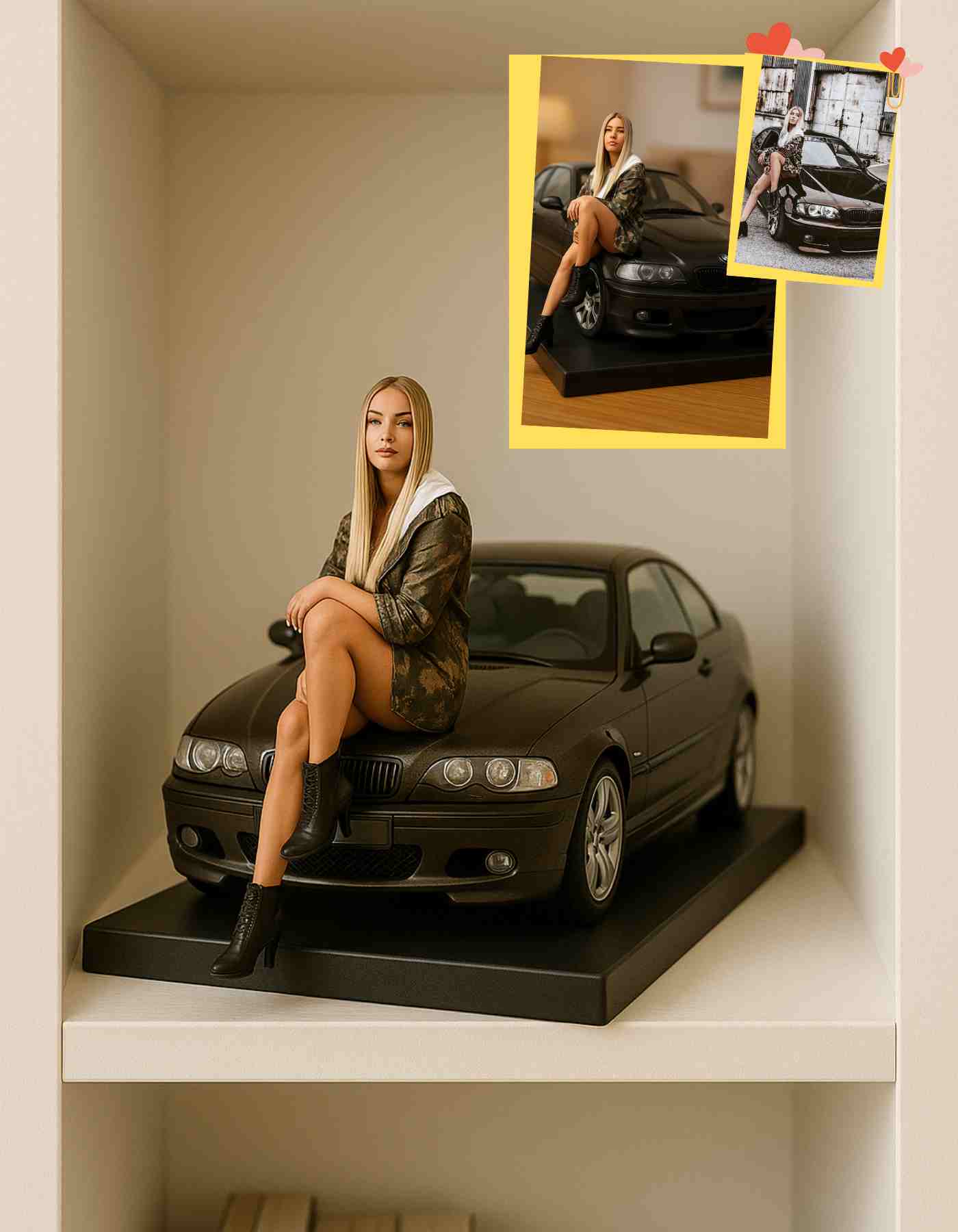 Unique gifts for car lovers- Custom made from pics