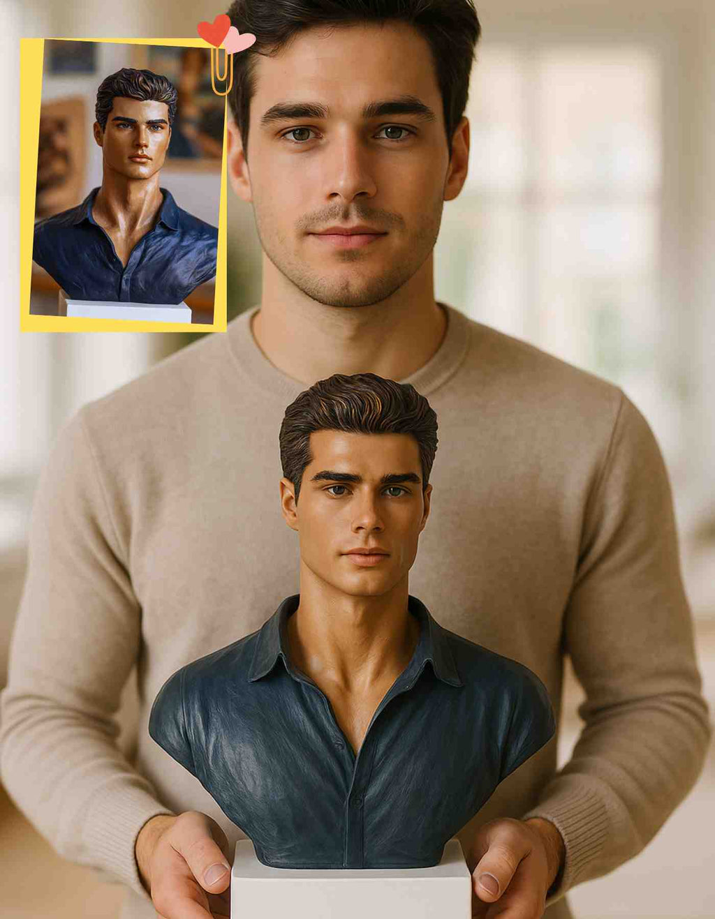 Custom gifts for dad :Personalized 3D Sculptures for dads day, birthday and every occasion