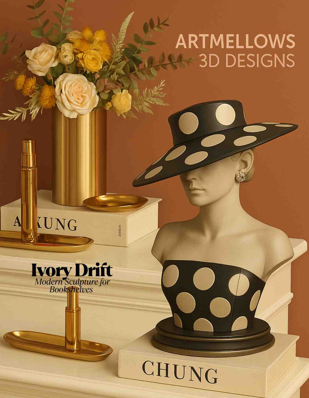 Ivory Drift | Custom luxury decor sculptures