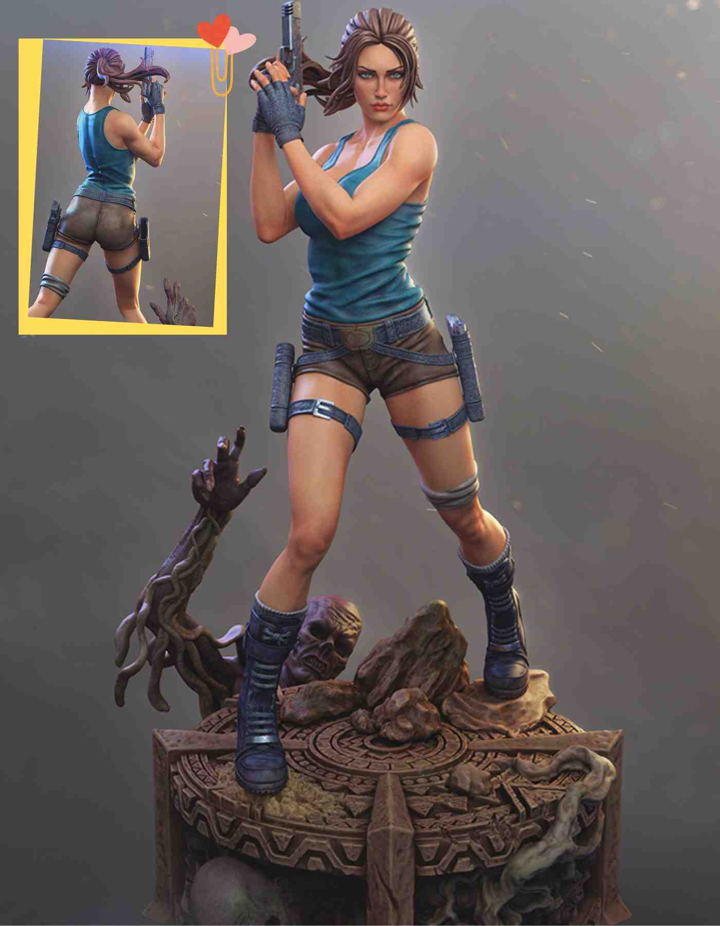 Lara Croft Decor - Custom made Decor for Minimalist home