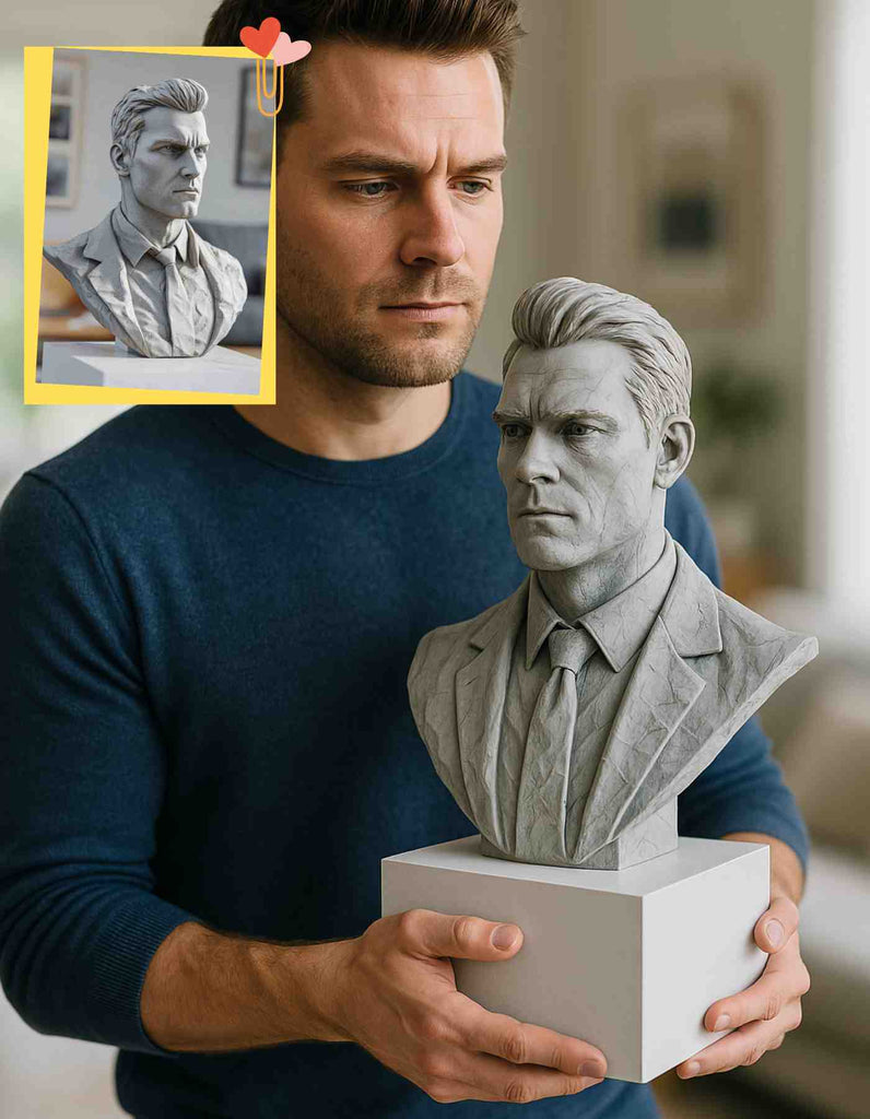 Custom gifts for dad :Personalized 3D Sculptures for dads day, birthday and every occasion