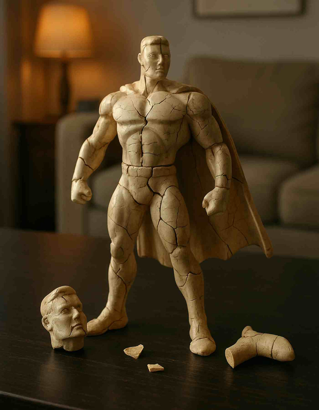 Resin figurine repair