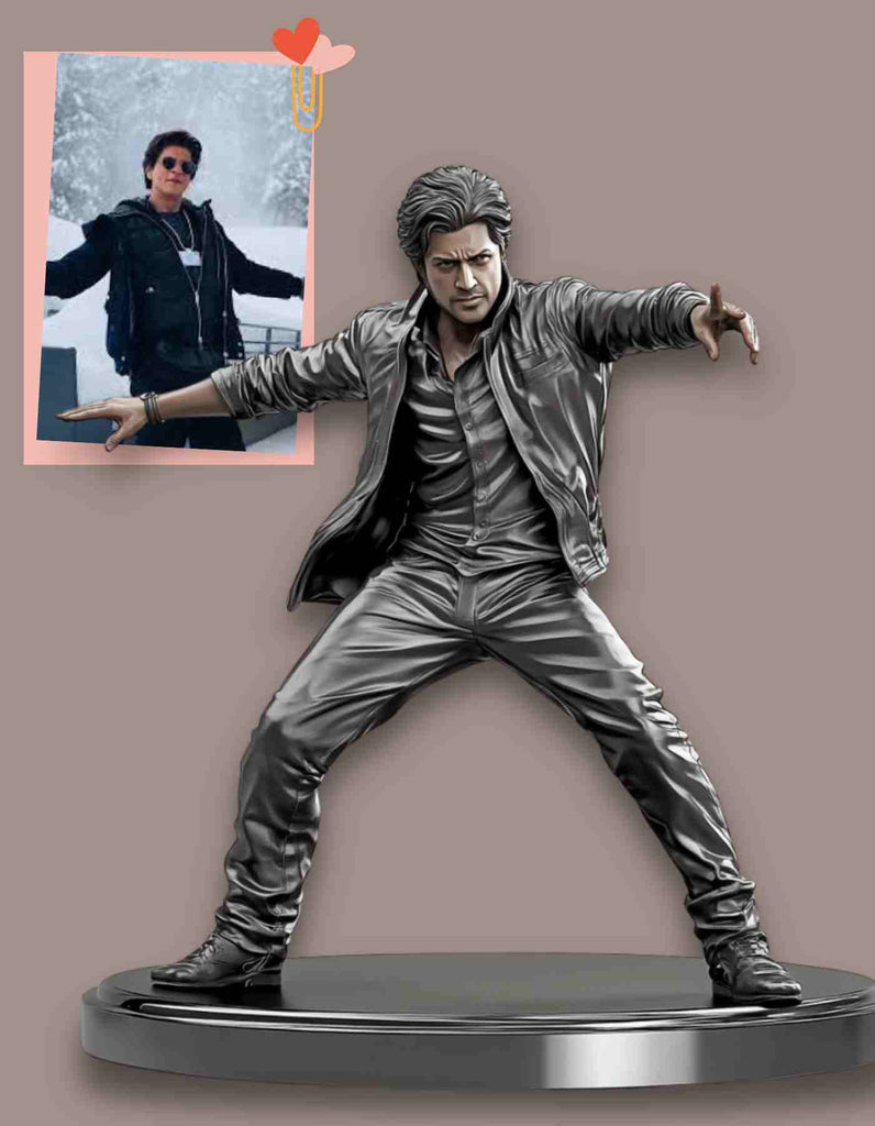 Shahrukh khan custom sculpture - Custom made 3D printed Sculpture in different Poses