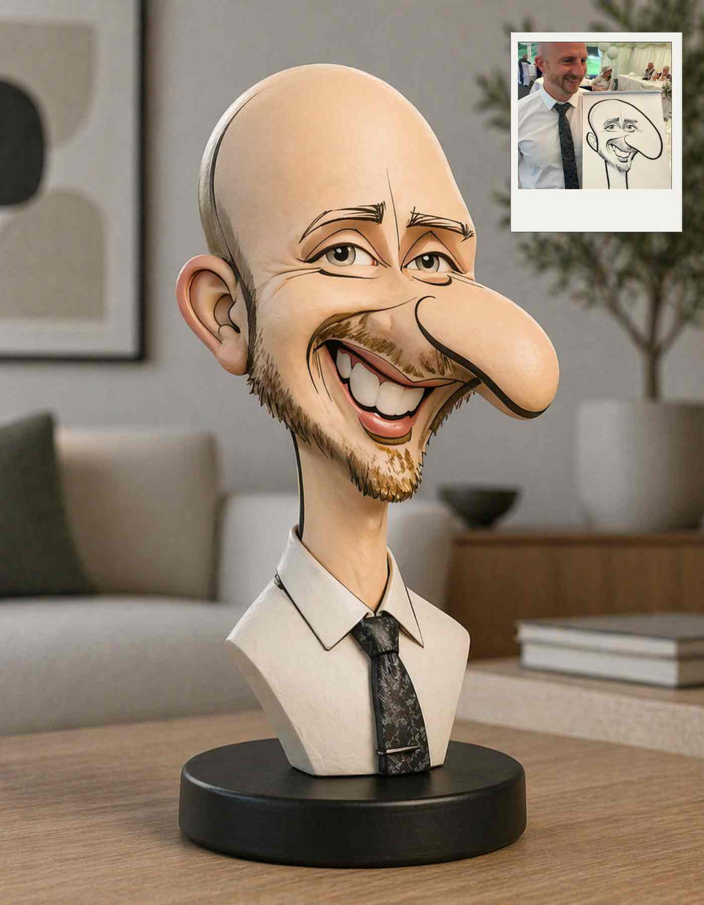 Caricature Sculpture : 3D caricature from photo