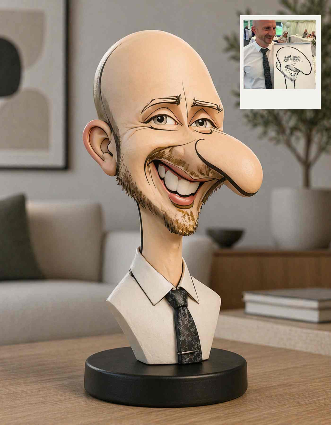 Caricature Sculpture : 3D caricature from photo