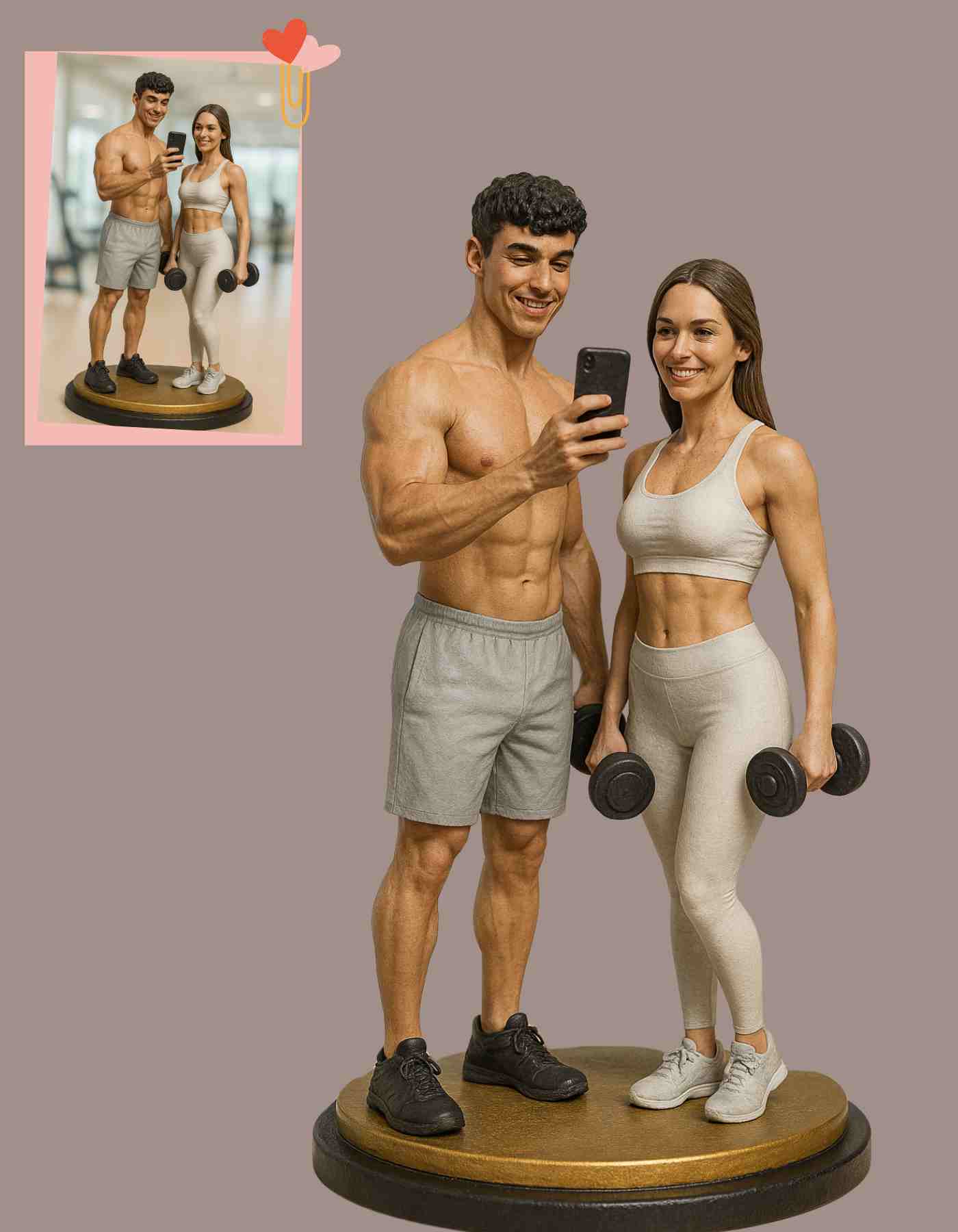 Personalized Fitness Gifts: Custom 3D Sculptures for Active Lifestyles!