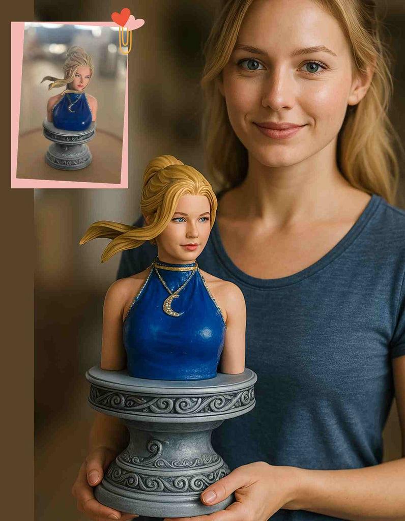 Unique gifts for her, Custom Gifts for women, Personalized Custom 3D Sculpt, 3D Sculpt Art for Room Décor, Custom sculpt gift for her