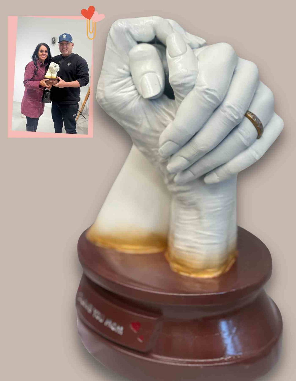 Hand sculpture : Custom made Hand sculpture ( Just from your Pics)