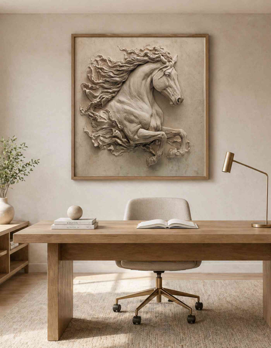 Custom relief wall art