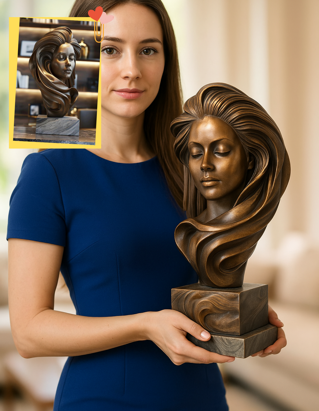 Affordable Custom 3D Printed Bronze Like Sculptures - Unique Gifts