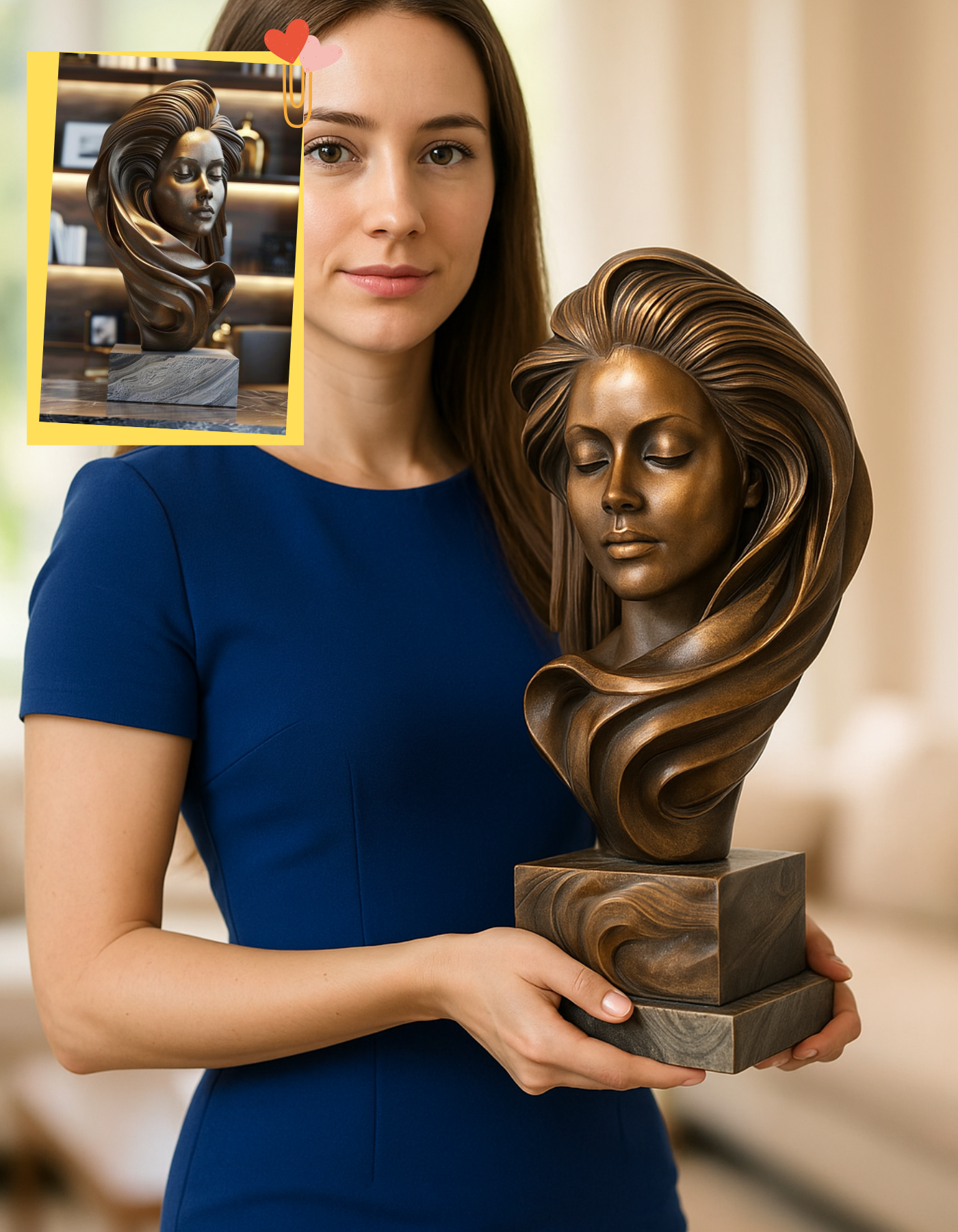 Affordable Custom 3D Printed Bronze Like Sculptures - Unique Gifts