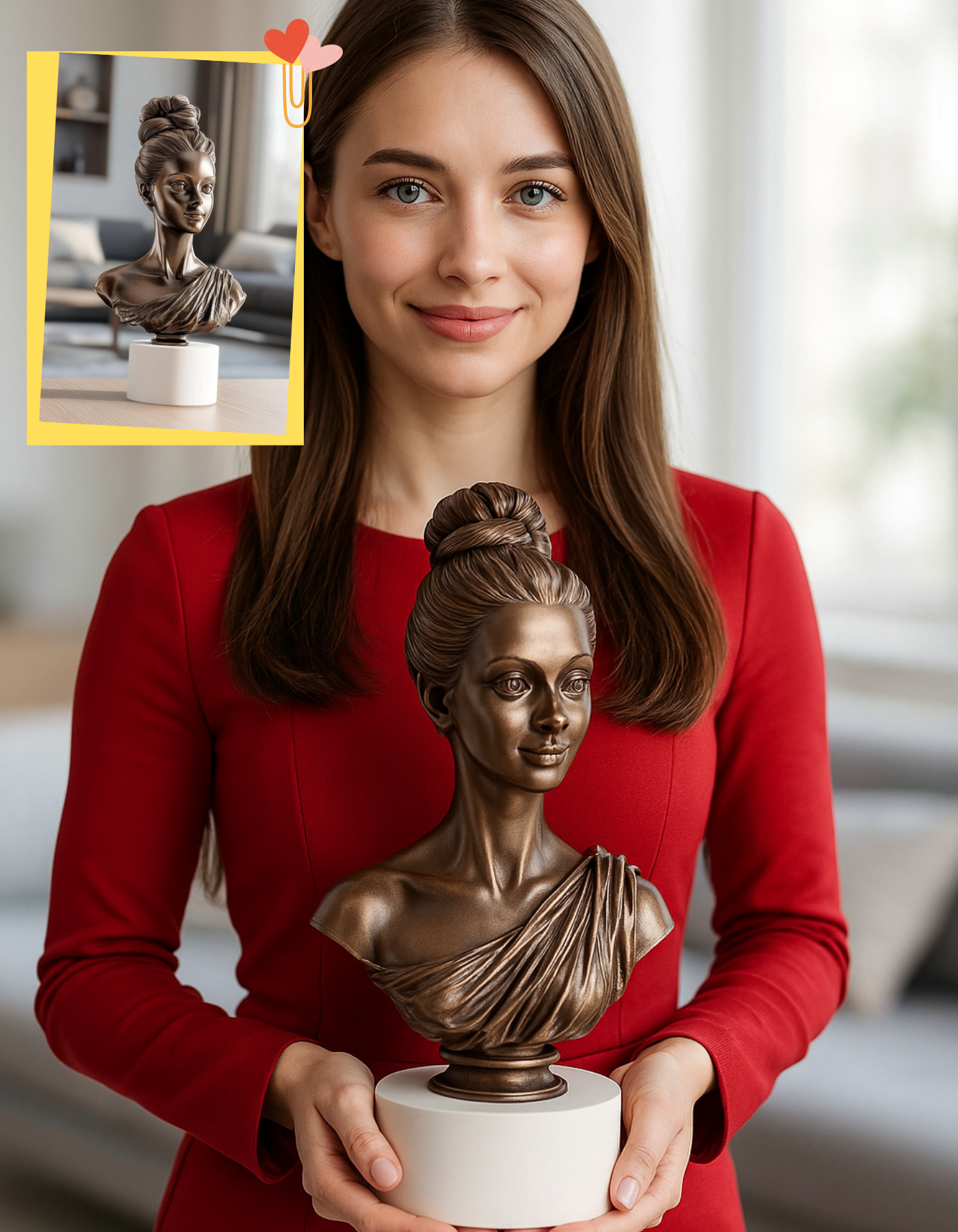 Affordable Custom 3D Printed Bronze Like Sculptures - Unique Gifts