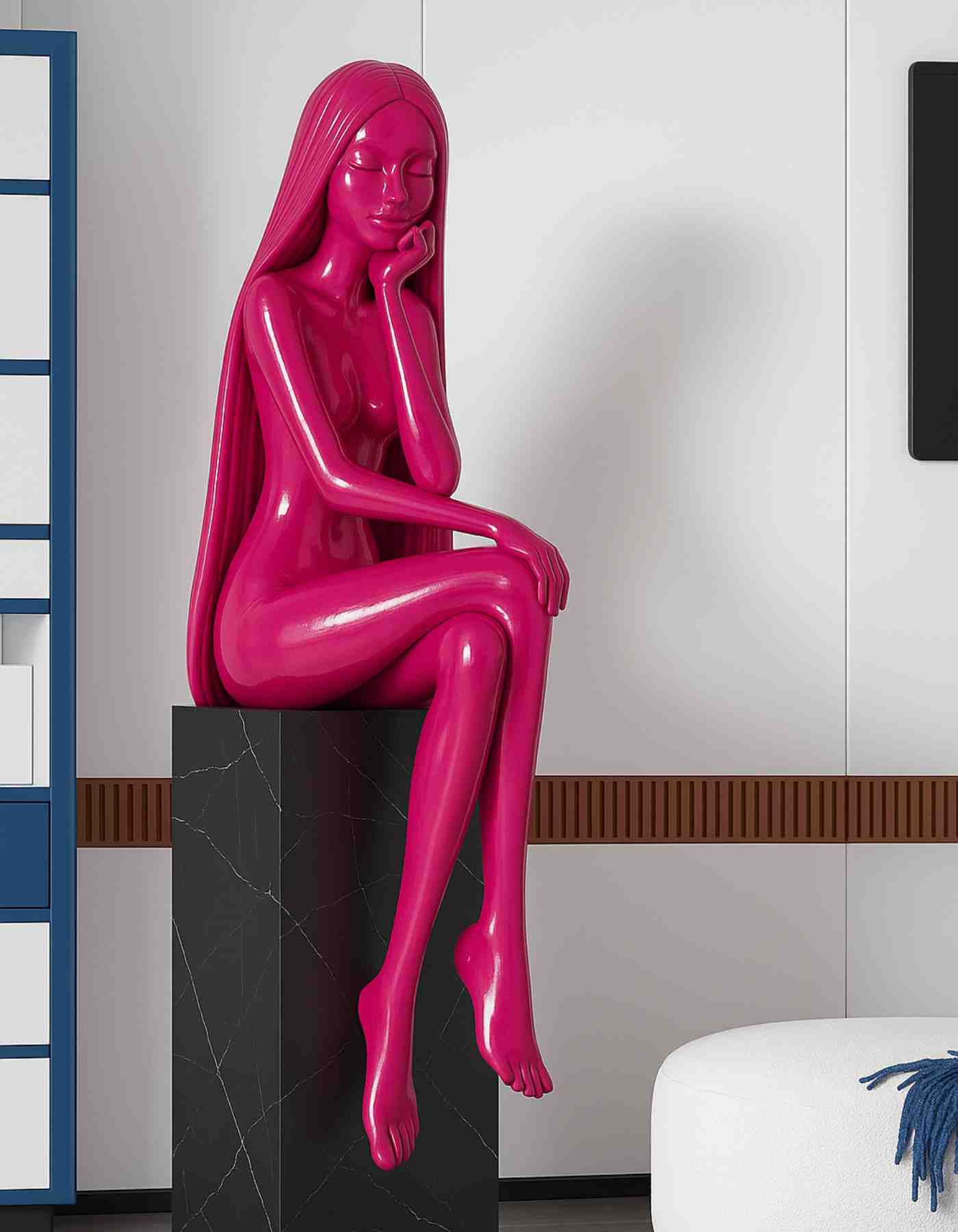 Glass Myth | A Statement Sculpture for the Entryway Corner made in Resin