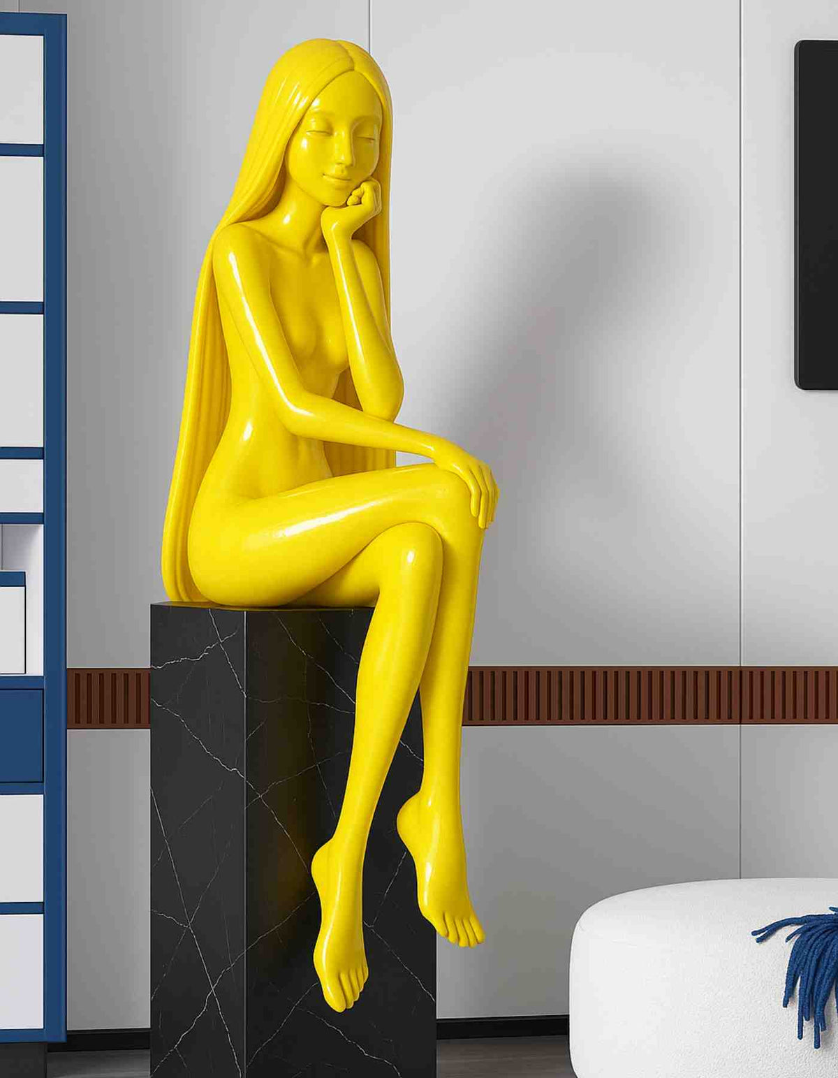 Glass Myth | A Statement Sculpture for the Entryway Corner made in Resin