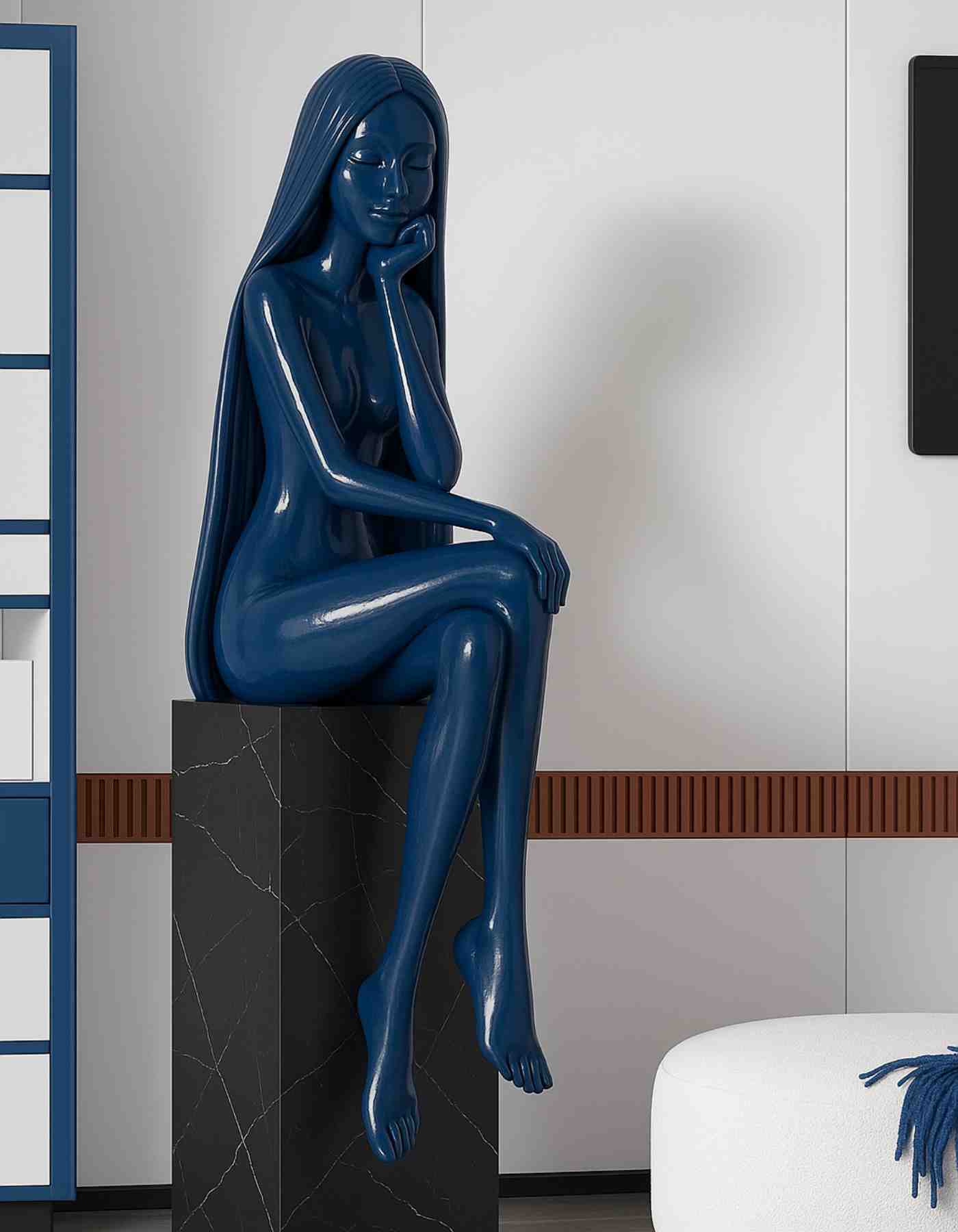 Glass Myth | A Statement Sculpture for the Entryway Corner made in Resin