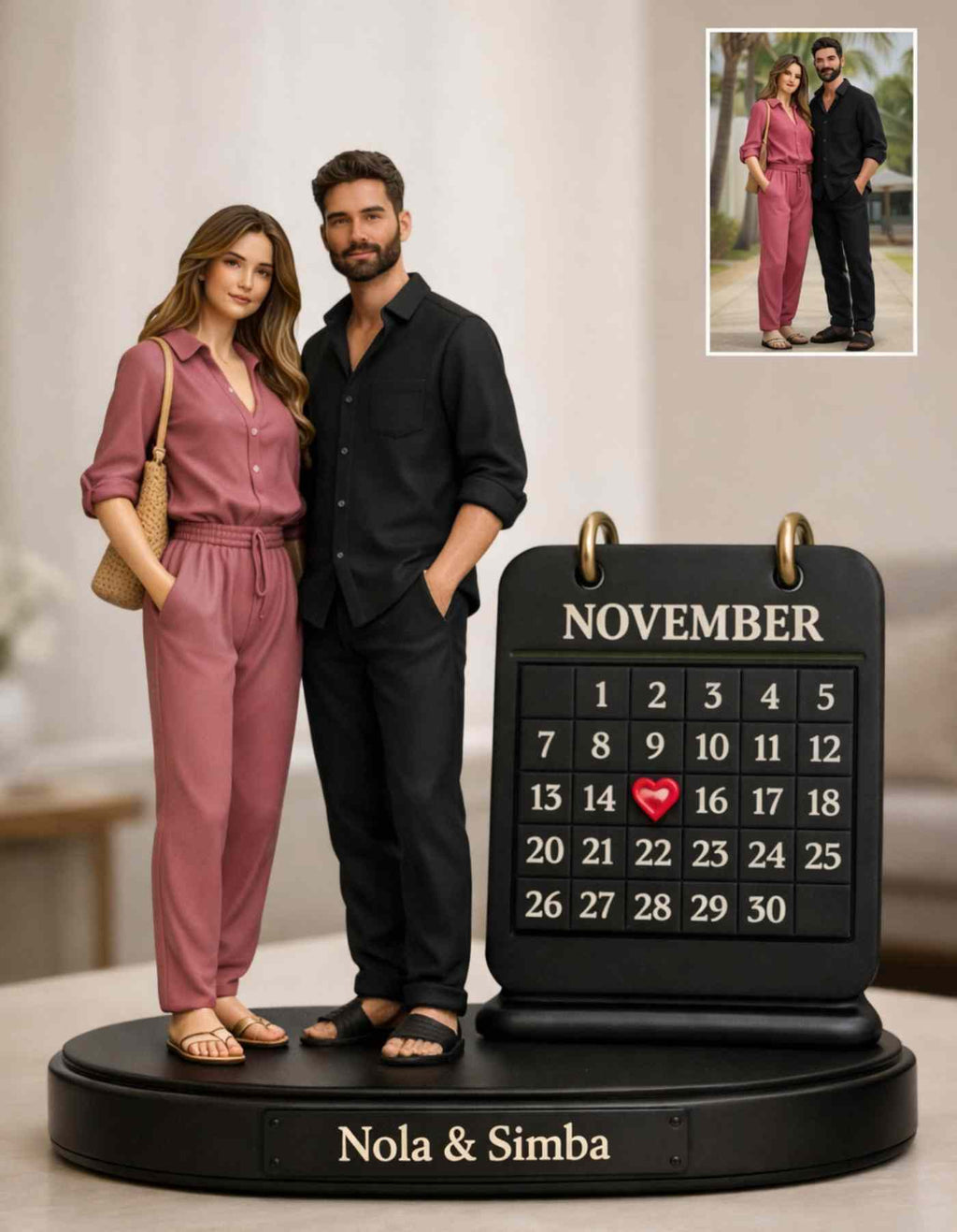 Customized Valentine’s Day Gifts | Personalized Couple Figurines
