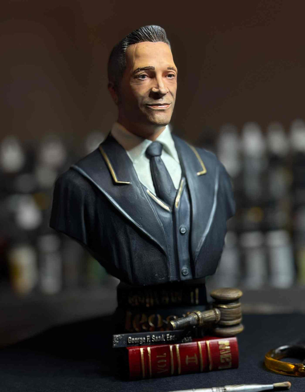 Unique gifts for attorneys : Custom Lawyer sculpture