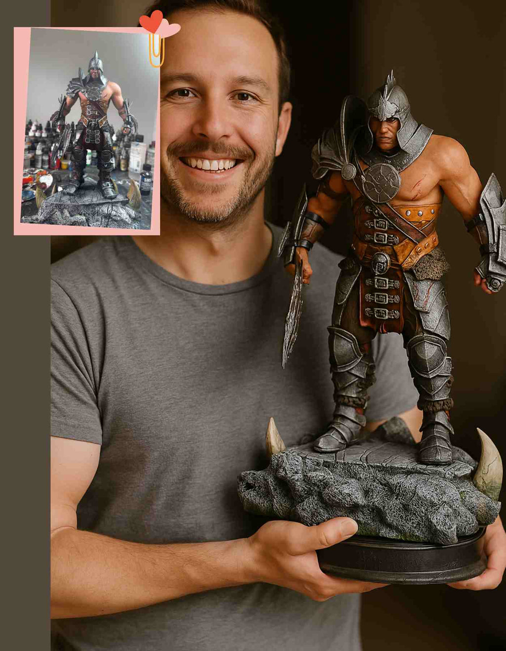 Custom gifts for dad :Personalized 3D Sculptures for dads day, birthday and every occasion