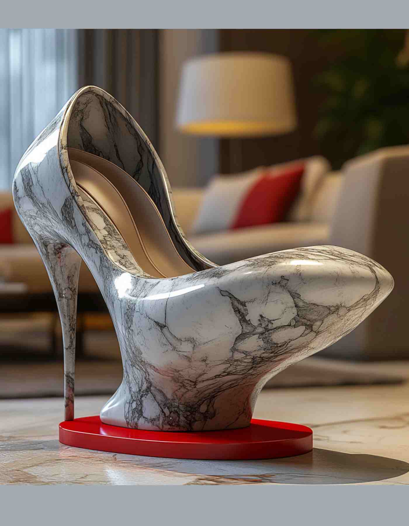 High heel sculpture - Custom 3D Printed High Heel Sculptures - Luxury Gifts for Heel Lovers
