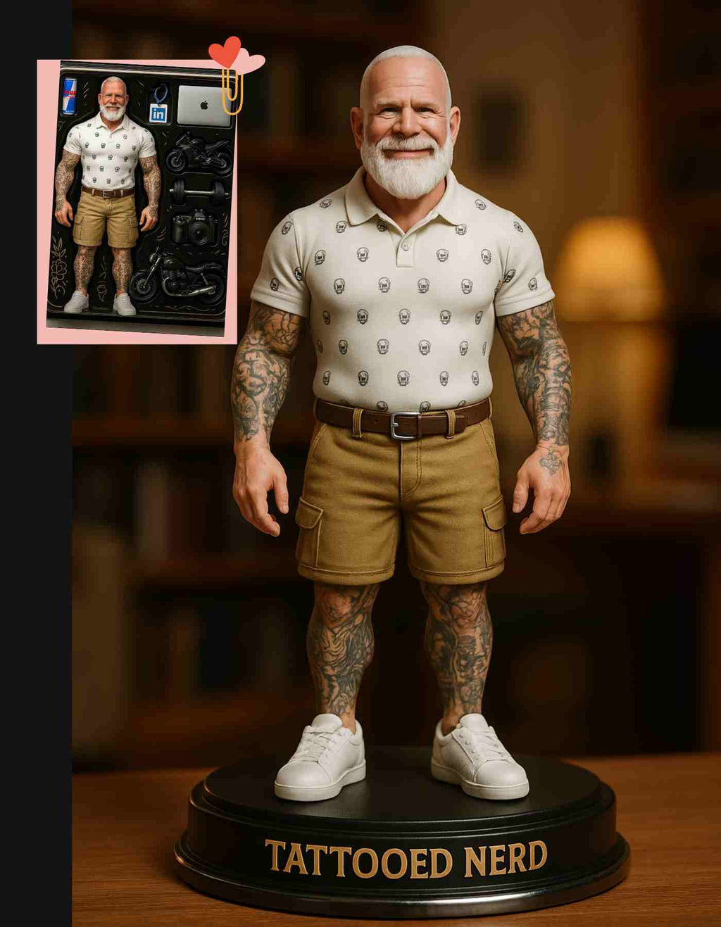 Customizable 3d printed tabletop miniatures