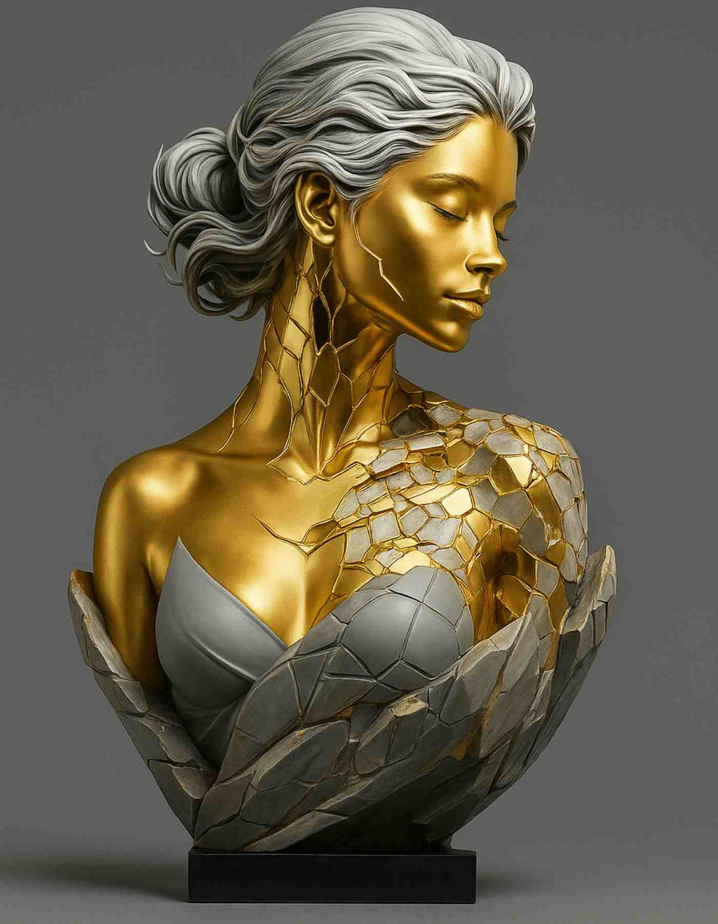 Whispering Shadows | Resin Modern Decor for Shelves & Desk Top