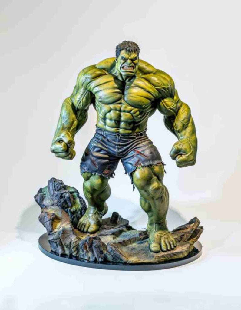 Hulk custom sculpt, 3D printed Hulk full figurine