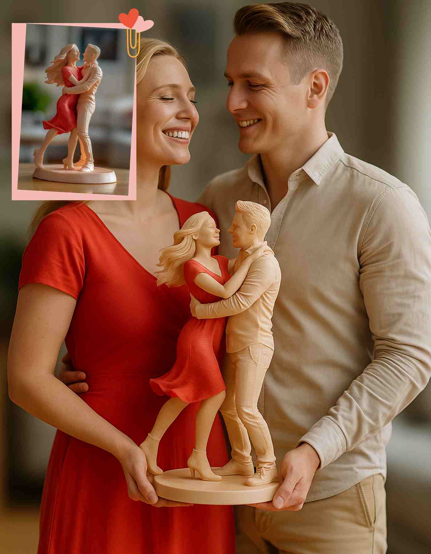 Custom Wedding Gifts : Personalized couple figurines for Special Day