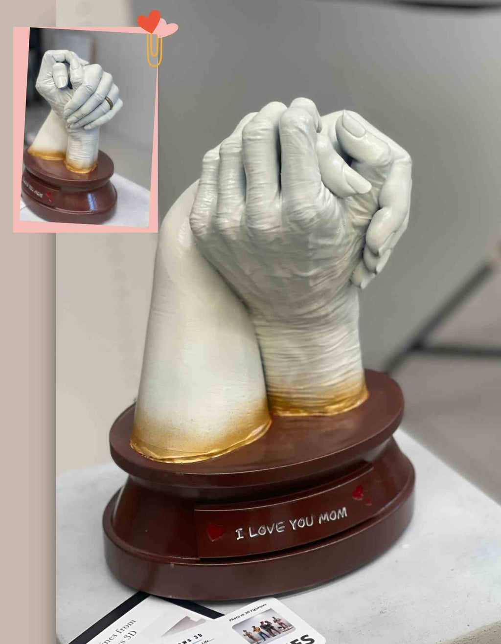 Hand sculpture : Custom made Hand sculpture ( Just from your Pics)