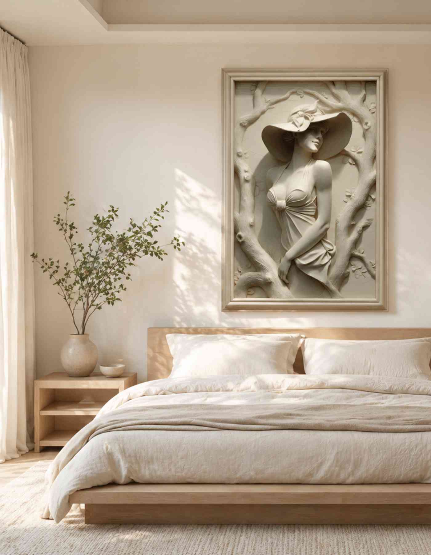 Custom relief wall art