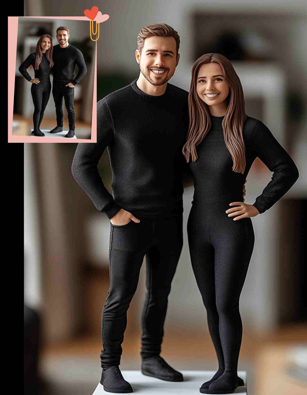 Personalized wedding gifts for couple- In your fave poses and Outfits