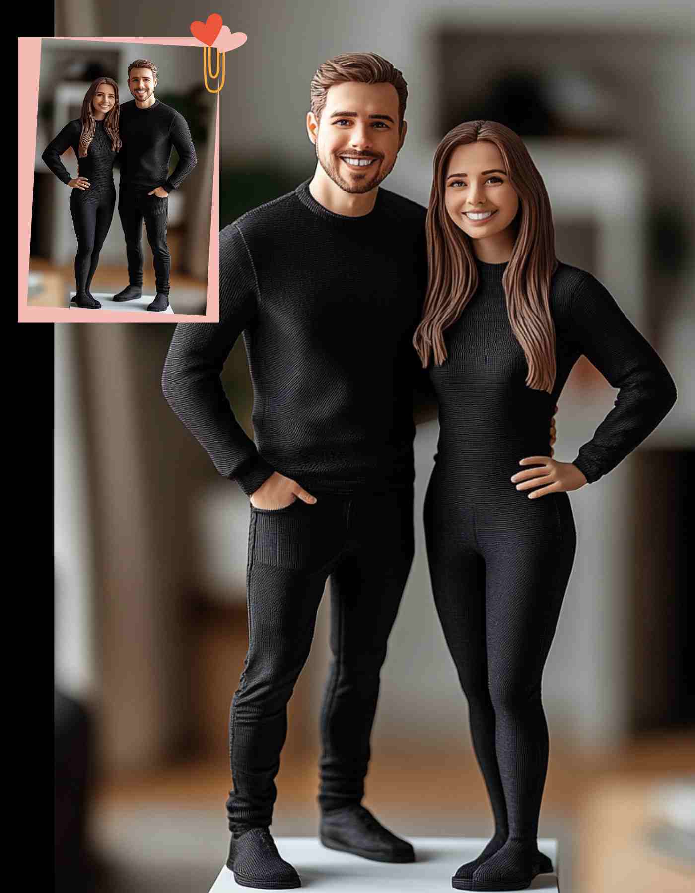 Personalized wedding gifts for couple- In your fave poses and Outfits