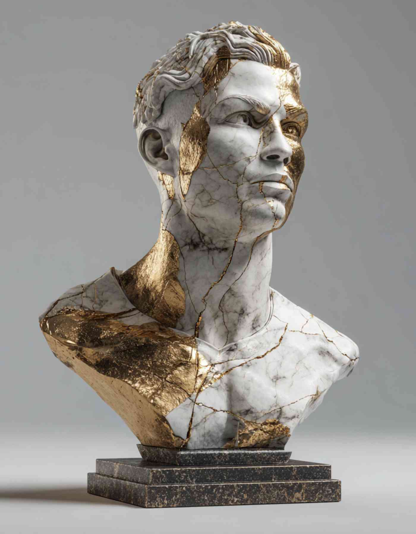 Ronaldo action figure:  Custom made Soccer star  Figurines & Busts