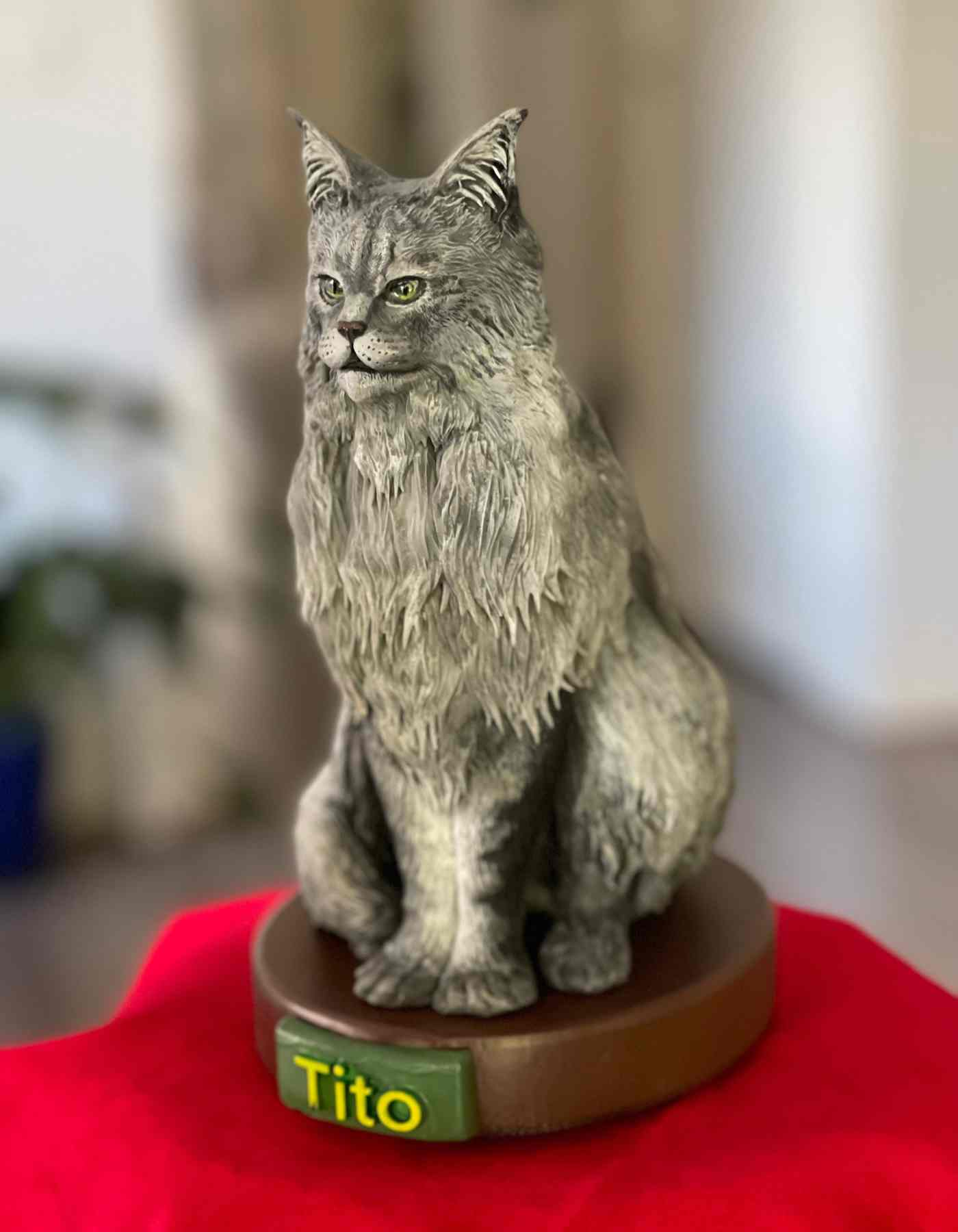 Animal figurine custom made any pose: Turn Pet Into a Masterpiece( Exotic Pets Only)