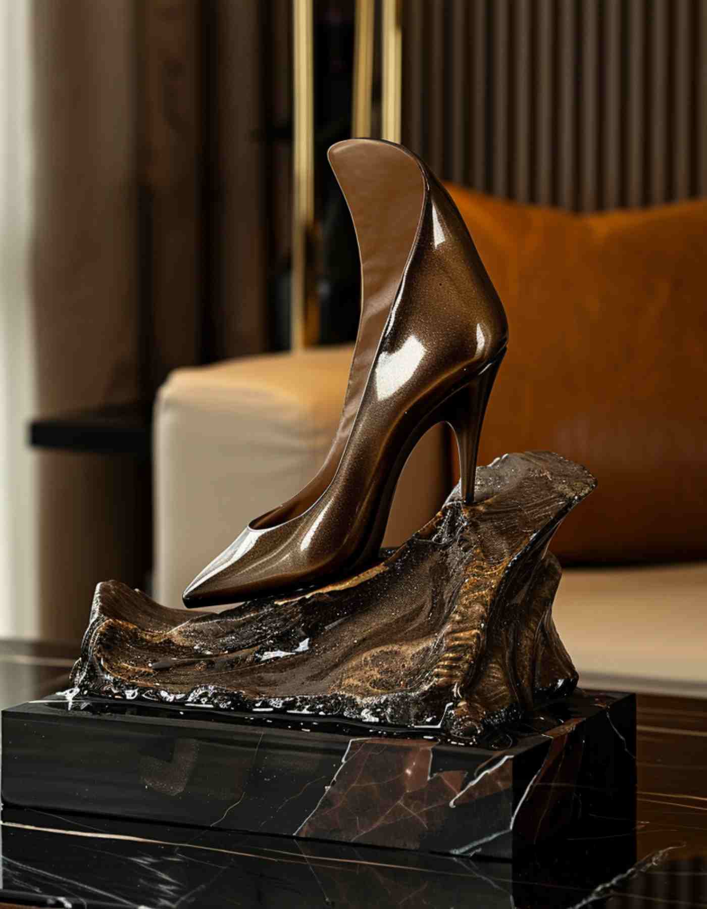 High heel sculpture - Custom 3D Printed High Heel Sculptures - Luxury Gifts for Heel Lovers