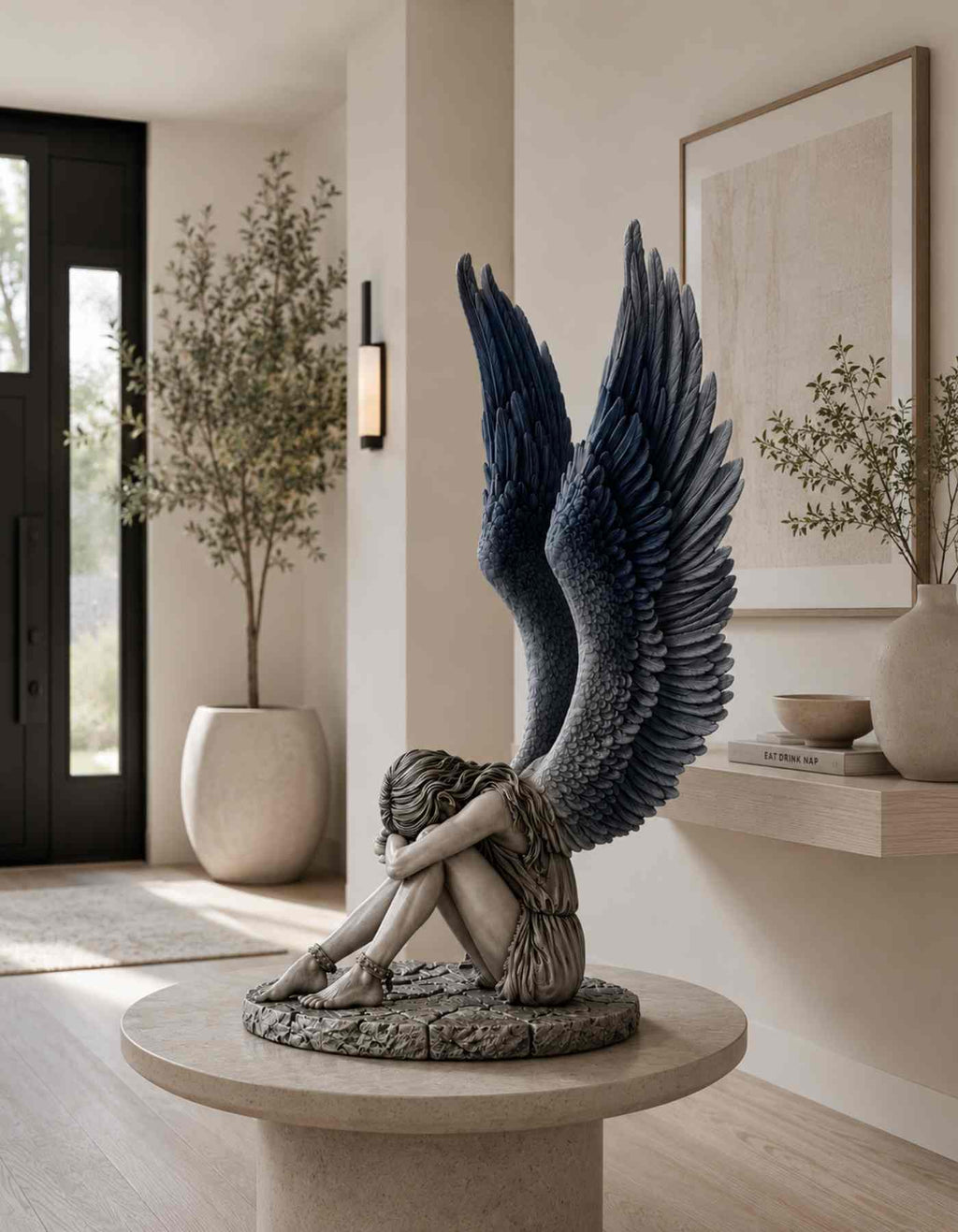 Gothic Angel wings decor sculpture