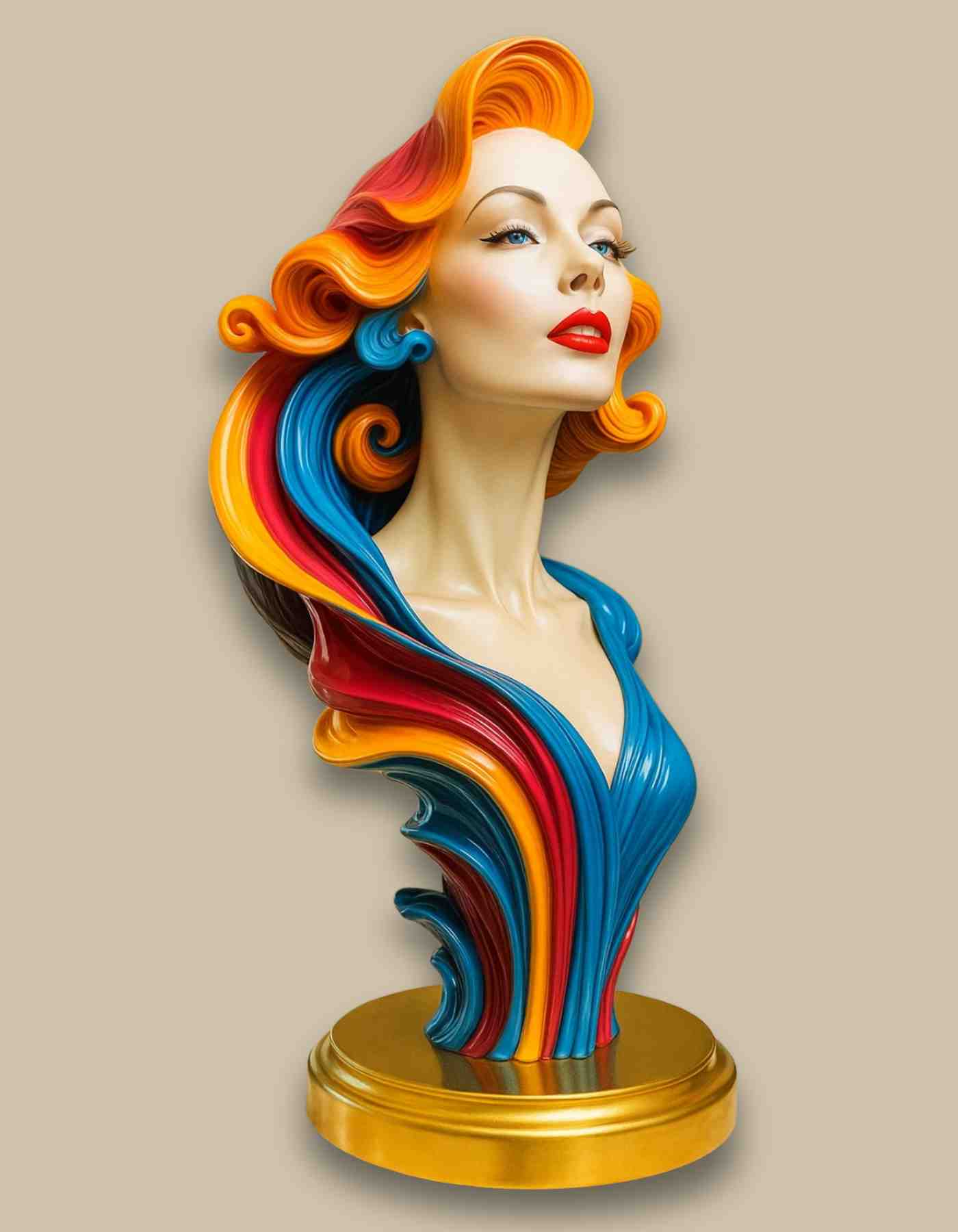 Home decor sculptures :  Custom 3D Printed Sculptures