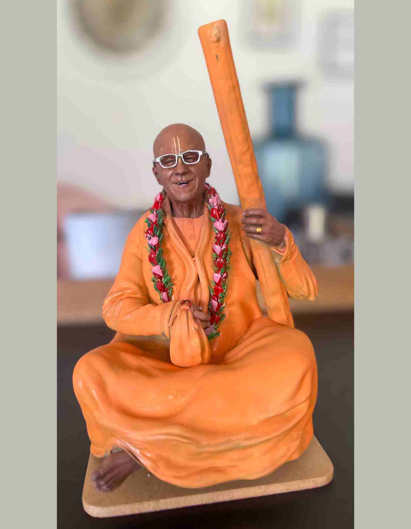 Gopal Krishna Goswami maharaj Statue- ISKON  Chairman Statue