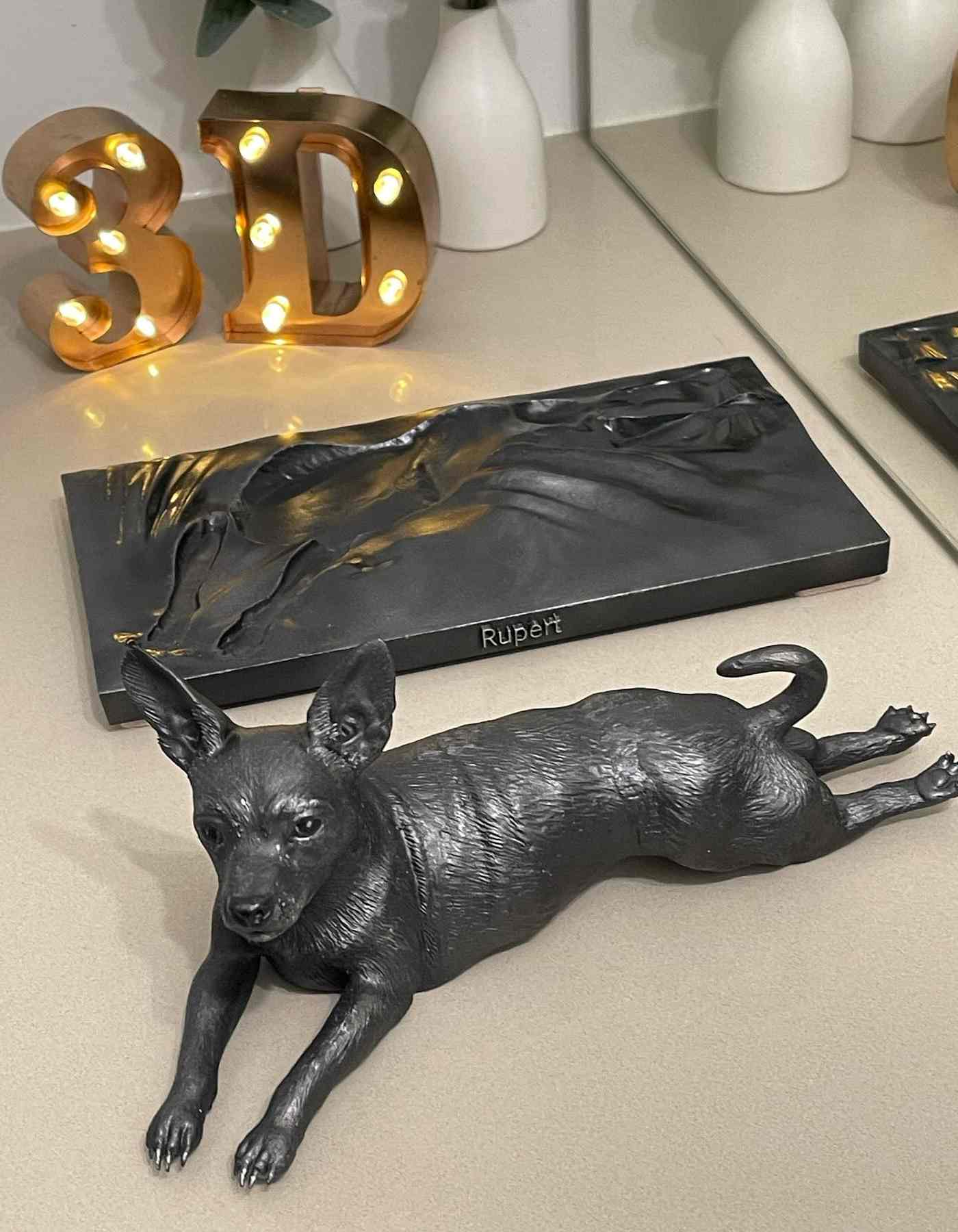 Animal figurine custom made any pose: Turn Pet Into a Masterpiece( Exotic Pets Only)