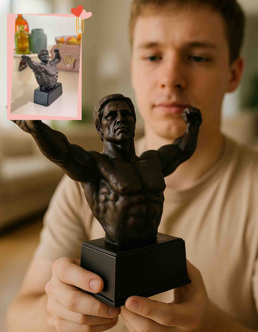 Custom gifts for dad :Personalized 3D Sculptures for dads day, birthday and every occasion