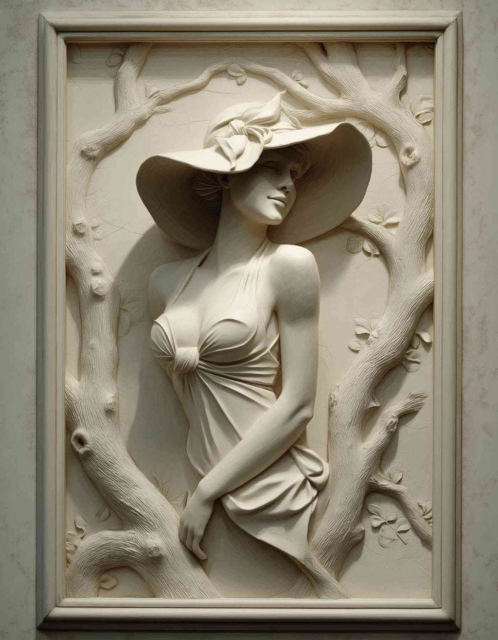 Custom relief wall art