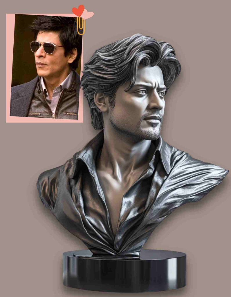 Shahrukh khan custom sculpture - Custom made 3D printed Sculpture in different Poses