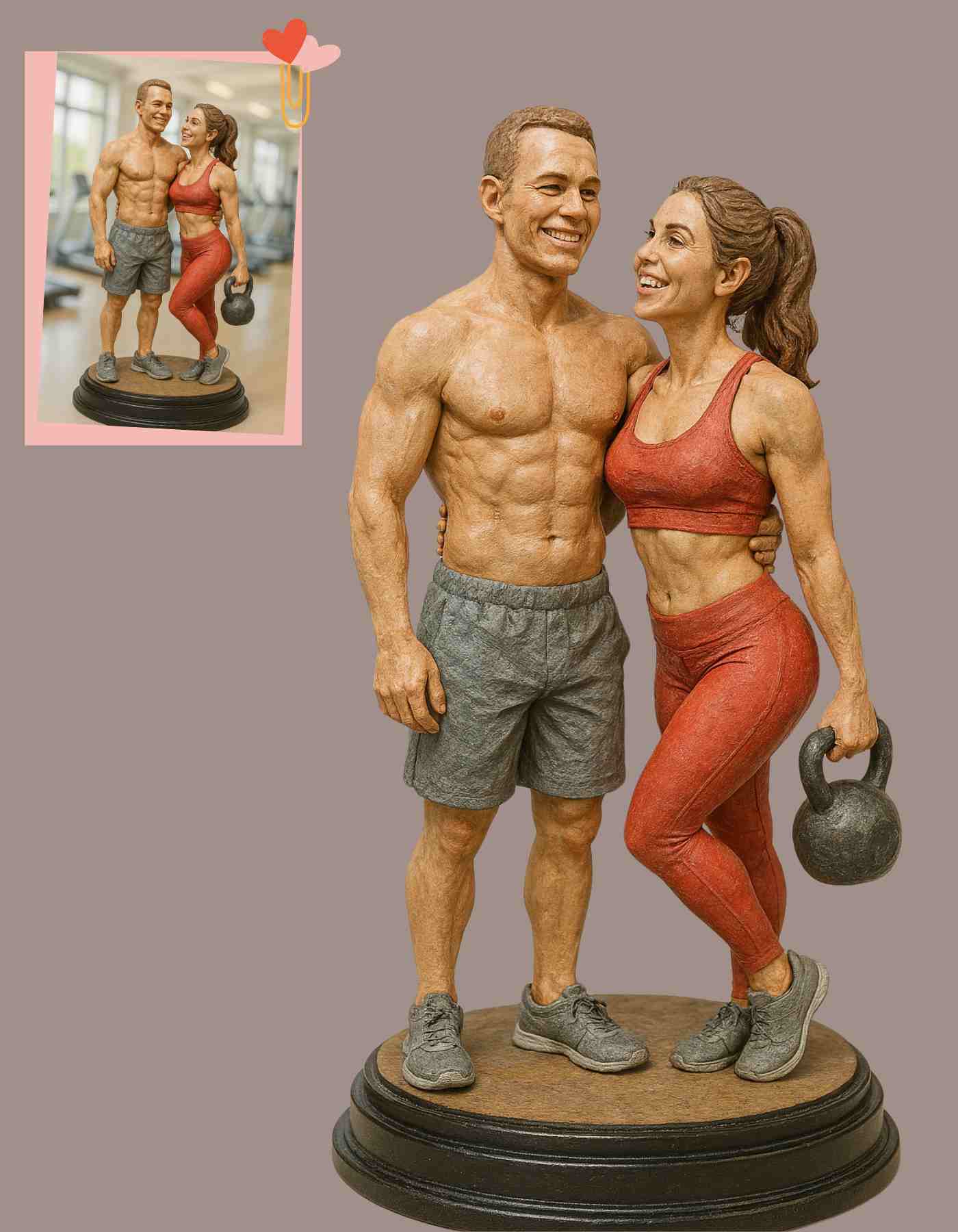 Personalized Fitness Gifts: Custom 3D Sculptures for Active Lifestyles!