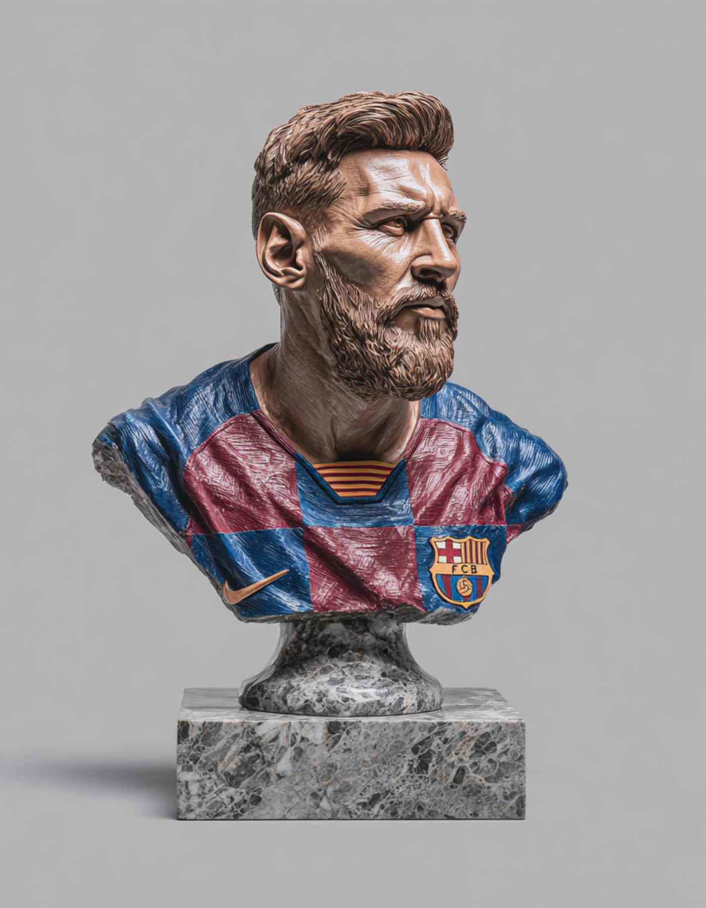 Custom Messi sculpture in your fave outfit and pose