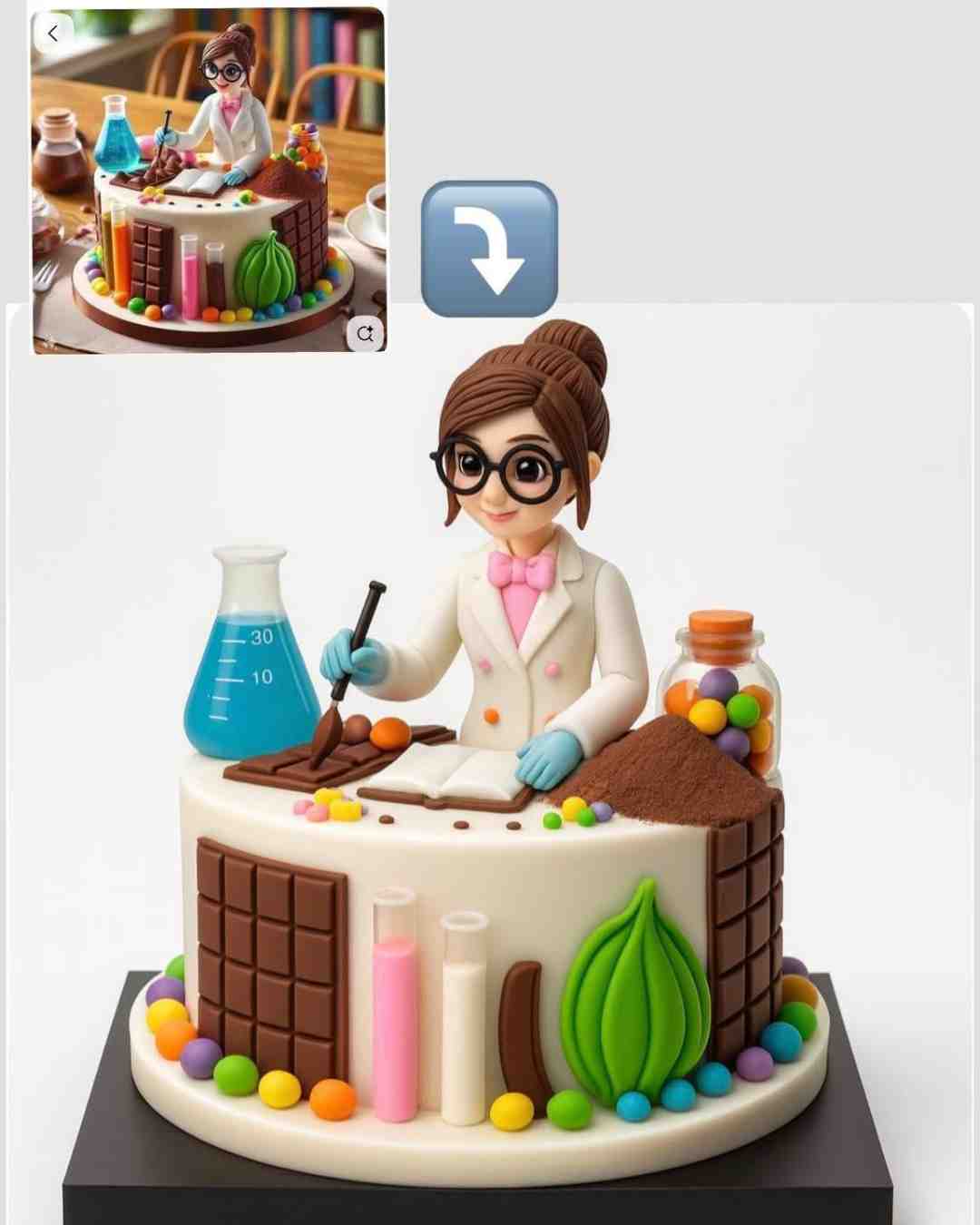 Custom cake  Diorama