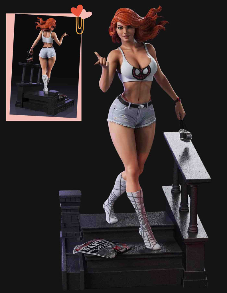 Customm Mary Jane Watson statue Collectable: Mary Jane Edits