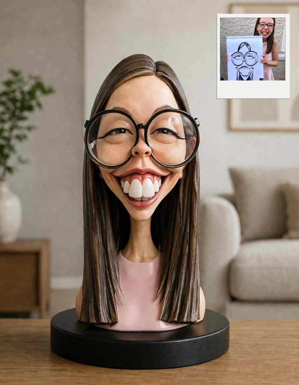 Caricature Sculpture : 3D caricature from photo